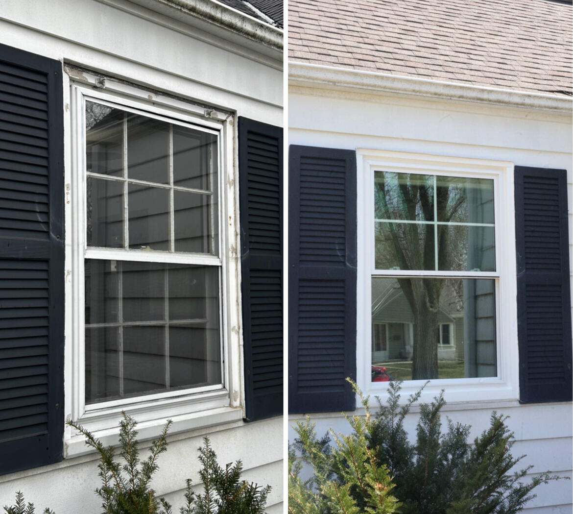 Before/After Window Replacement